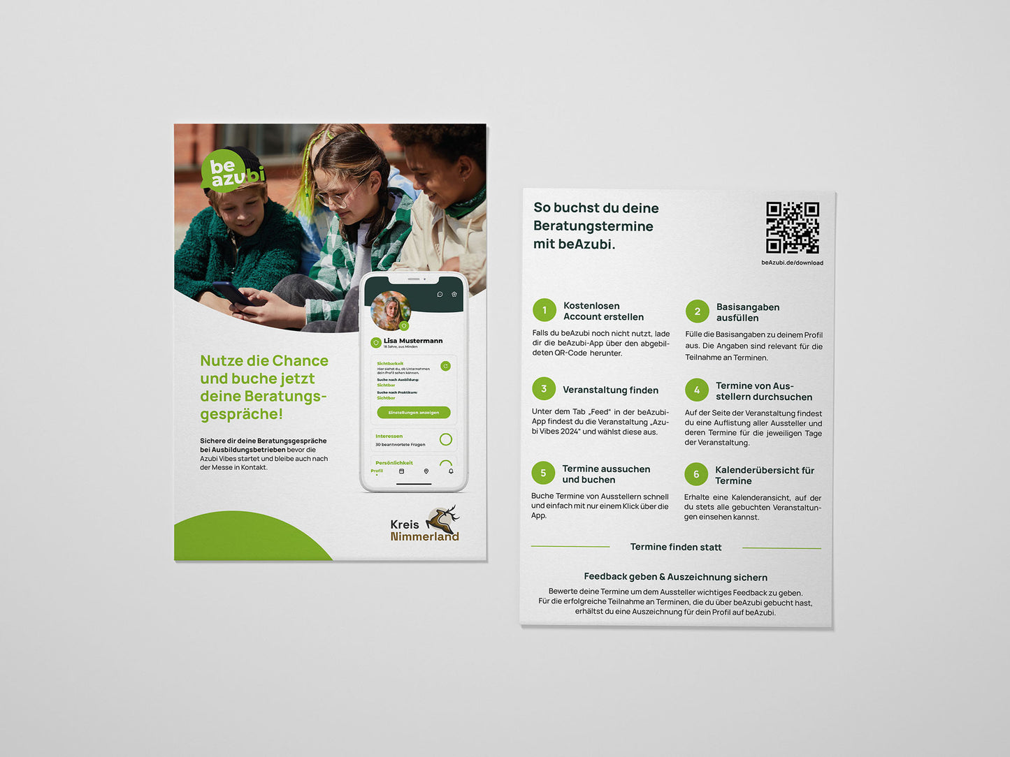 Flyer Messe - A5 Doppelseitig